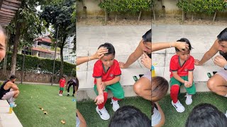 Noor Nabila amp Sharnaaz Teman Jayden Training Main Bola [upl. by Kristian]