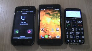 Ringing alarms Incoming call amp Outgoing call at the Same Time Samsung Galaxy S1S2 MOD Explay BM10 [upl. by Annawoj]