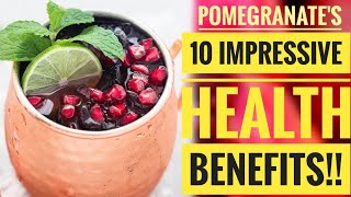 10 Impressive Health Benefits of Pomegranate Must Know Before You Eat [upl. by Eedolem648]