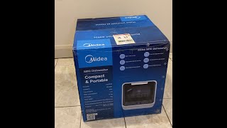 MIDEA second generation benchtop dishwasher unboxing and review [upl. by Ajed]