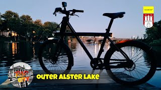 Sonic Moofs  VanMoofing Around Hamburg  VanMoof Smart X  Outer Alster Lake Hamburg  GoPro8 [upl. by Airtemak]