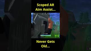 Scoped AR Aim Assist Never Gets Old Fortnite EZFN Chapter 1 Season 4 [upl. by Kinch]