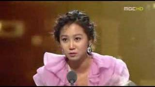 MBC Drama Awards 2007  Top Excellence Actress GHJ amp YEH [upl. by Notterb]