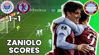 Zaniolo scores FIRST Villa goal  Zrinjski Mostar 11 Aston Villa  The Viller Filler Podcast [upl. by Baggott817]