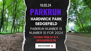 Going Sub 27 at Sedgefield Parkrun [upl. by Nairim]