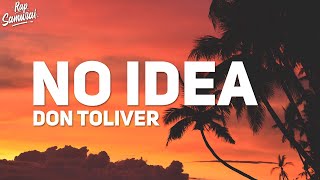 No idea  Don toliver Ziafyah Indo2x jersey club remix slowedreverb [upl. by Mafala]