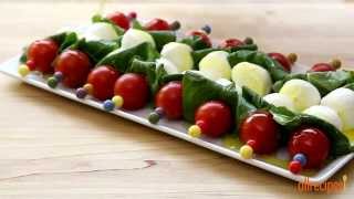 How to Make Caprese on a Stick  Salad Recipes  Allrecipescom [upl. by Lishe]