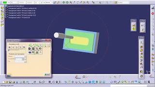 SIMULATION USINAGE CATIA V5 [upl. by Clausen]