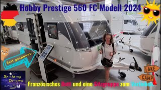 Hobby Wohnwagen Prestige 560 FC Modell 2024 Innenraum und Design überzeugen  So macht Camping Spaß [upl. by Knight82]