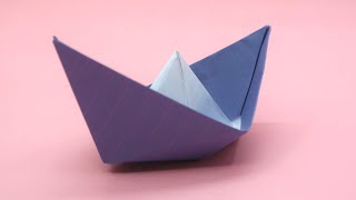 Comment faire un bateau en papier  Origami Facile TUTO [upl. by Mariandi]