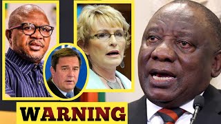 ANC issue Warning to DA in Deadline for new cabinet appointment amid Deadlock Shocking Revelations [upl. by Cassella]