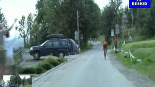 Tour de Pologne 2011ucieczka Mareka RutkiewiczaBukowina Tatrzańska [upl. by Asemaj]