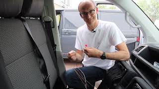 How to fit a Kiravans Double Seat Swivel to a VW Transporter T5 T6 or T61 [upl. by Dlnaod977]