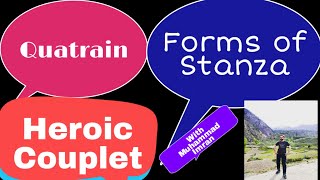 Stanza Forms Part 2  Quatrain and Heroic Couplet [upl. by Yerot]