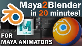 20 minutes Maya to Blender transition for Maya Animators  BE SMARTER [upl. by Yanad296]