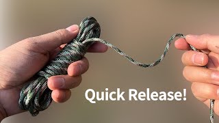 The EASIEST Way to Coil Rope with a Quick Release [upl. by Hailed]