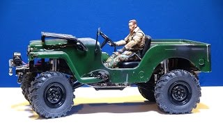 RC ADVENTURES  GMade GS01 SAWBACK Jeep Repair  Front Axle [upl. by Larret249]