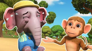 Hathi Ro Raha Tha  एक छोटा हाथी  Ek Mota Hathi  Hindi Poem For Children [upl. by Oriana162]