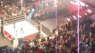 Trip to WWE Raw  London o2 Arena  April 2012 [upl. by Paynter721]