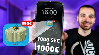 UNE APP TE PAYE 1€ CHAQUE SECONDE EN MODE PASSIF  GAGNER DE LARGENT EN LIGNE [upl. by Akenihs674]