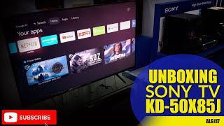 Unboxing KD50X85J Sony 4K Ultra HD Google Tv [upl. by Jarl]