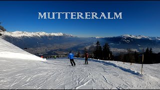 A DAY OF SKIING ON THE MUTTERERALM INNSBRUCK [upl. by Araas168]