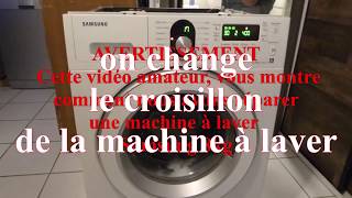 Réparer et remonter la machine Samsung 8kg et changer le croissillon [upl. by Yankee194]