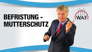 Zum Ende der Befristung im Mutterschutz  Was gilt jetzt  Betriebsrat Video [upl. by Adara67]