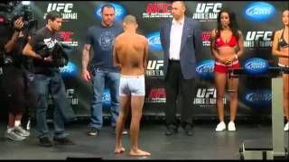 Weigh in UFC 135  Takanori Gomi vs Nate Diaz [upl. by Eelana]