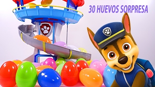 Mejores Videos para Niños Aprendiendo Colores  30 Huevos Sorpresa Paw Patrol en Ingles y Español [upl. by Simpkins]