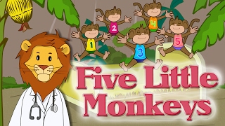 5 Little Monkeys Jumping on the Bed  Fun Nursery Rhyme for Kids  SingAlong Adventure [upl. by Airasor371]