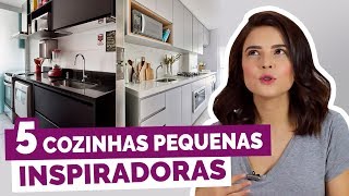 5 COZINHAS PEQUENAS E PLANEJADAS INSPIRADORAS prefiro a 4ª  DicaDaPâ [upl. by Nnaes636]