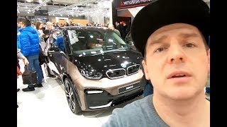 BMW i3s EDRIVE FULL ELECTRIC COMPACT CAR NEW MODEL WALKAROUND AND INTERIOR [upl. by Anitroc661]