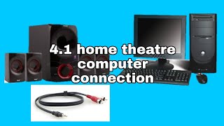 Como conectar un Home Theater 51 a la TV [upl. by Adnirem]