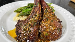 Lemon Garlic Butter Lamb Chops  Juicy amp Delicious Lamb Chops Recipe [upl. by Alurta]