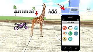 গেমের মধ্যে Animals Add করা 🐅🐂 Indian bike driving 3D 🙂 [upl. by Suiradel]