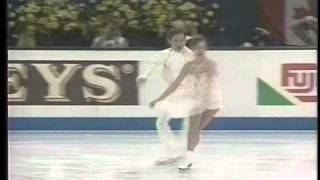 Grishuk amp Platov RUS  1995 World Figure Skating Championships Free Dance [upl. by Ennahoj]