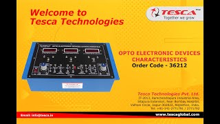 Opto Electronic Device Characteristics  Electronics Engineering  Tesca 36212 [upl. by Pacifa]