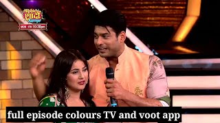 Siddharth surprising shehnaaz gill by entering her show mujhe se shaadi karoge sidnaaz [upl. by Ahsenom]