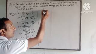 numericals of activation energy Part 1 [upl. by Johppa]