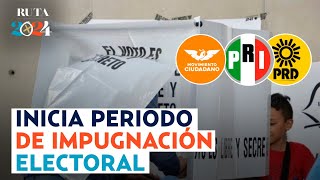 Elecciones 2024  Tribunal electoral recibe más de 200 impugnaciones por parte de PAN PRD Y MC [upl. by Aidas]