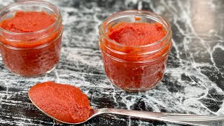 VOUS AVEZ QUELQUES TOMATES  🍅 PRÉPAREZ VOTRE CONCENTRÉ DE TOMATES MAISON 🥫👩🏻‍🍳 [upl. by Arat]