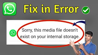 Sorry this media file doest exist  WhatsApp status download problem  whatsapp status not showing [upl. by Dare]