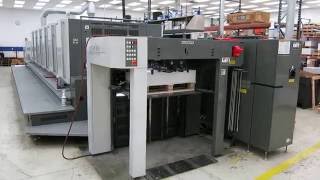 2006 Komori Lithrone LS640CX SN 4045 [upl. by Yreme]