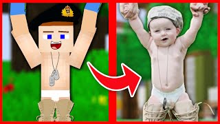 MİNECRAFT PARODİLERİ GERÇEK YÜZLERİ😱 Minecraft Parodileri Zengin Fakir [upl. by Mahtal]