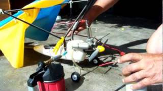 Nitro rc engine BUTANE powered OS MAX 15 FP [upl. by Nacul]