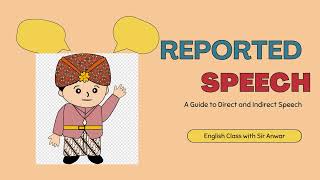 REPORTED SPEECH quotCARA MUDAH BELAJAR DIRECT INDIRECT SPEECHquot [upl. by Dloraj]