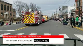 2019 Parade route in 1 minute [upl. by Ennaisoj]