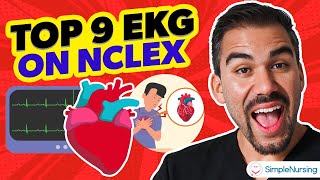 EKG Rhythms  Top Tested NCLEX Review  How To Interpret [upl. by Nillek294]