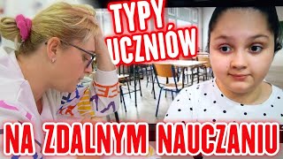 TYPY UCZNIÓW NA ZDALNYM NAUCZANIU 📚 PARODIA 🤣 MISIA I JA [upl. by Wickman]